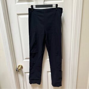 MM Lafleur navy blue high rise straight leg pants 0